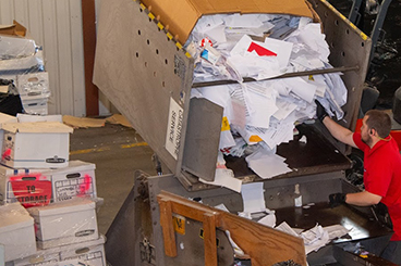 Secure Shredding and Recycling Off-site Shredding