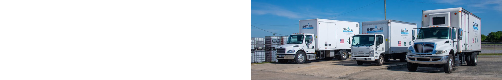 Secure Shredding and Recycling Mobile Shredding Trucks